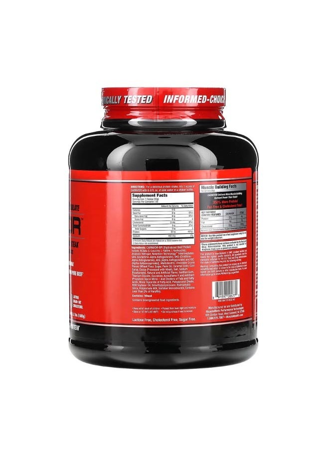 Carnivor Bioengineered Beef Protein Isolate Cookies and Cream 3.7 lbs 1680 g