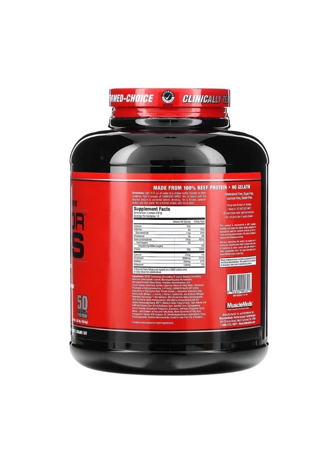 Carnivor Mass Anabolic Beef Protein Gainer Vanilla Caramel 5.78 lbs 2618 g