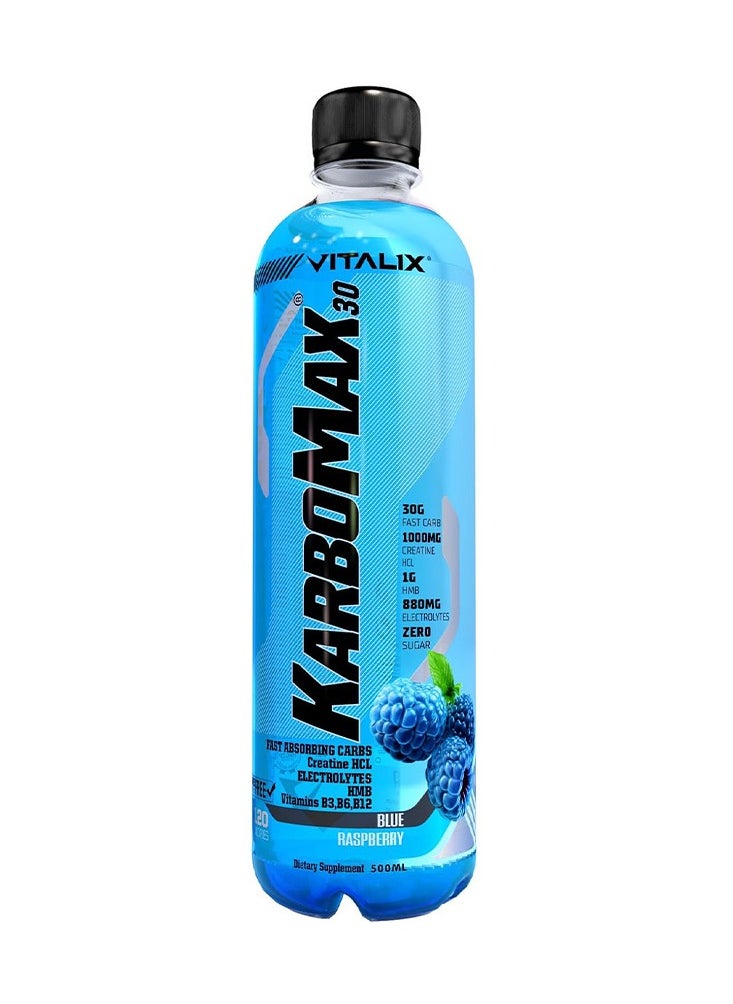 Vitalix KARBOMAX30 500ML Blue Raspberry