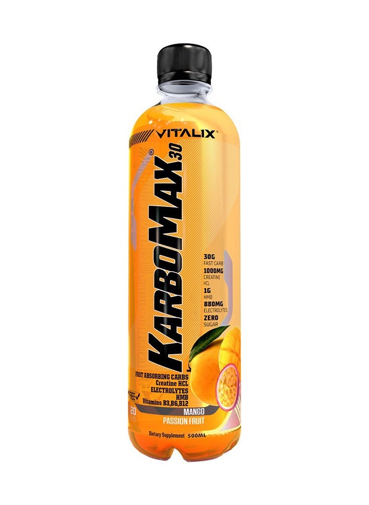 Vitalix KARBOMAX30 500ML Mango Passion Fruit