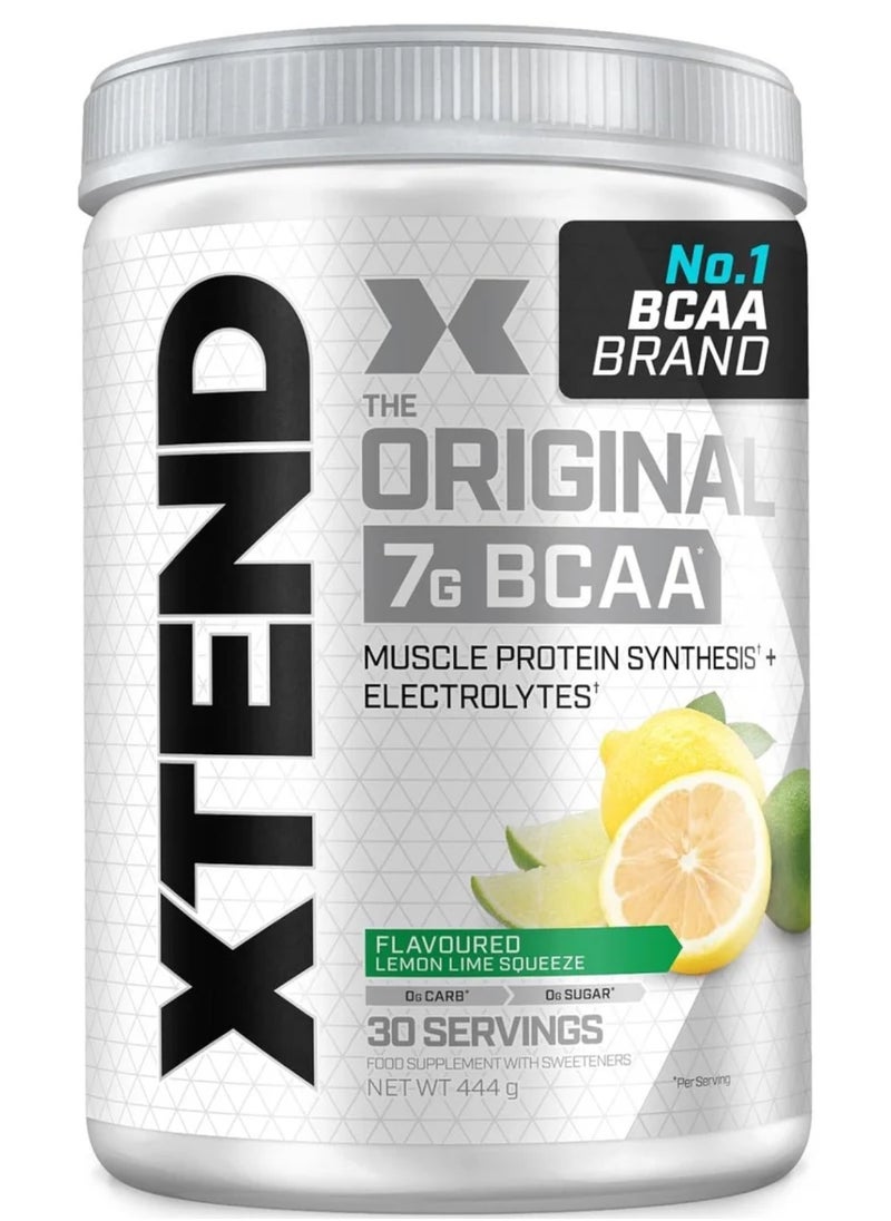 Original BCAA Powder, Sugar Free Post Workout, Muscle Recovery, Drink With Amino Acids 7g BCAAs, For Men And Women, Lemon Lime Squeeze Flavor , 30 Servings