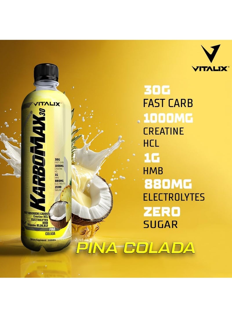 Vitalix KARBOMAX30 500ML Pina Colada