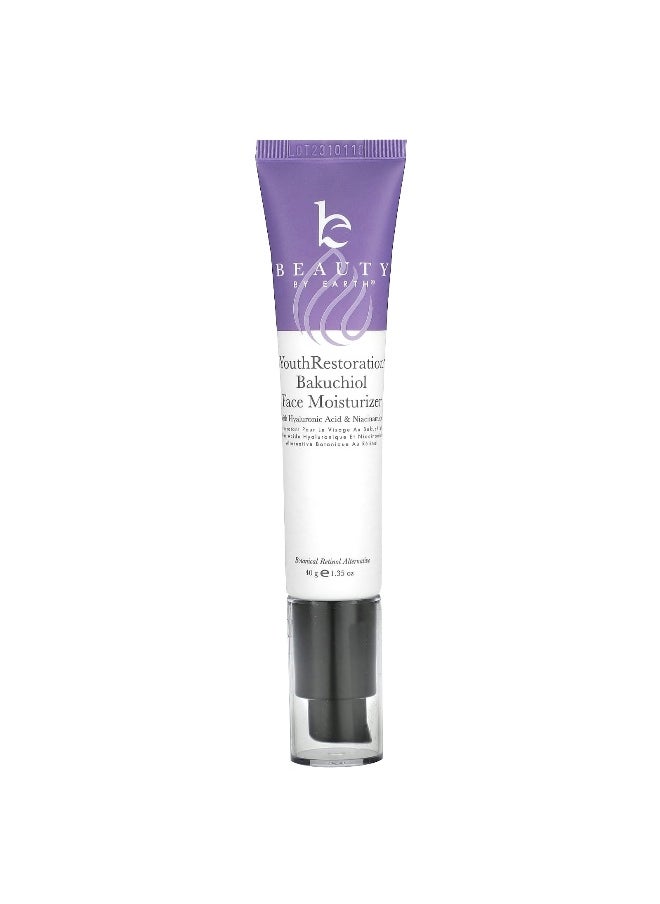 Beauty By Earth, Youth Restoration Bakuchiol Face Moisturizer, 1.35 fl oz (40 g)