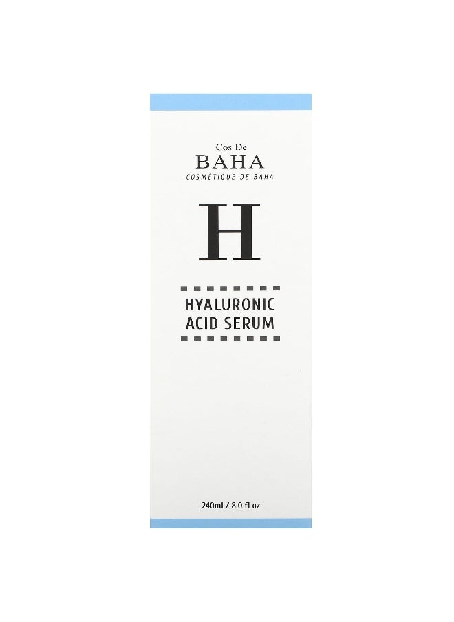 Cos De BAHA, H, Hyaluronic Acid Serum, 8 fl oz (240 ml)