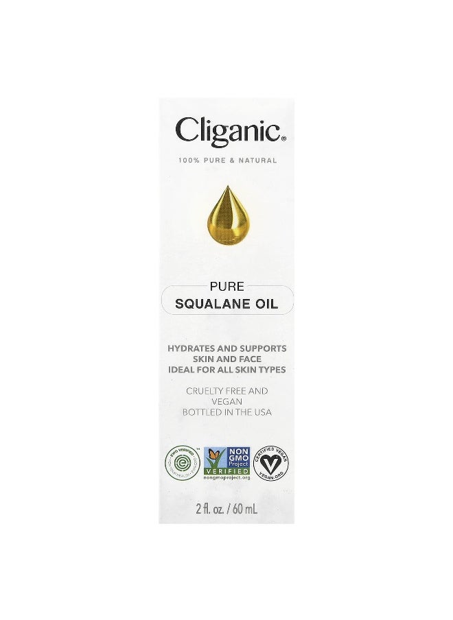 Cliganic, Pure Squalane Oil, 2 fl oz (60 ml)