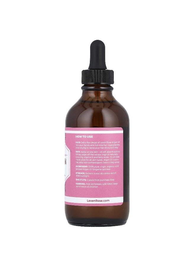 Leven Rose, 100% Pure & Organic, Argan Oil, 4 fl oz (118 ml)