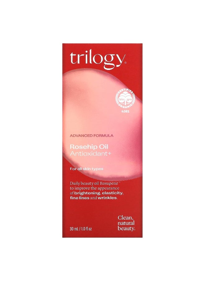 Trilogy, Rosehip Oil Antioxidant +, 1 fl oz (30 ml)