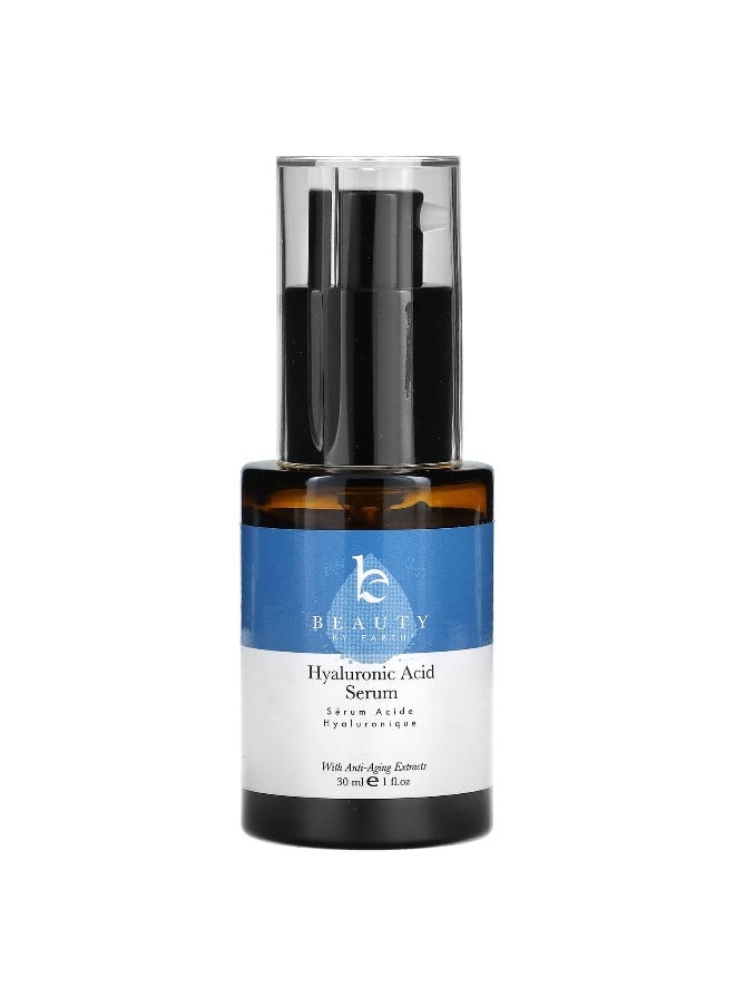 Beauty By Earth, Hyaluronic Acid Serum , 1 fl oz (30 ml)