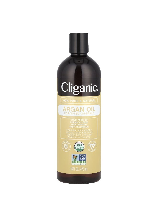 Cliganic, Organic Argan Oil, 16 fl oz (473 ml)