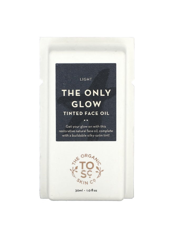 The Organic Skin Co., The Only Glow Tinted Face Oil, Light, 1 fl oz (30 ml)