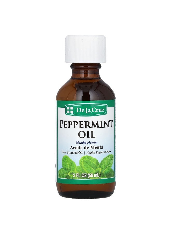 De La Cruz, Peppermint Oil, 2 fl oz (59 ml)