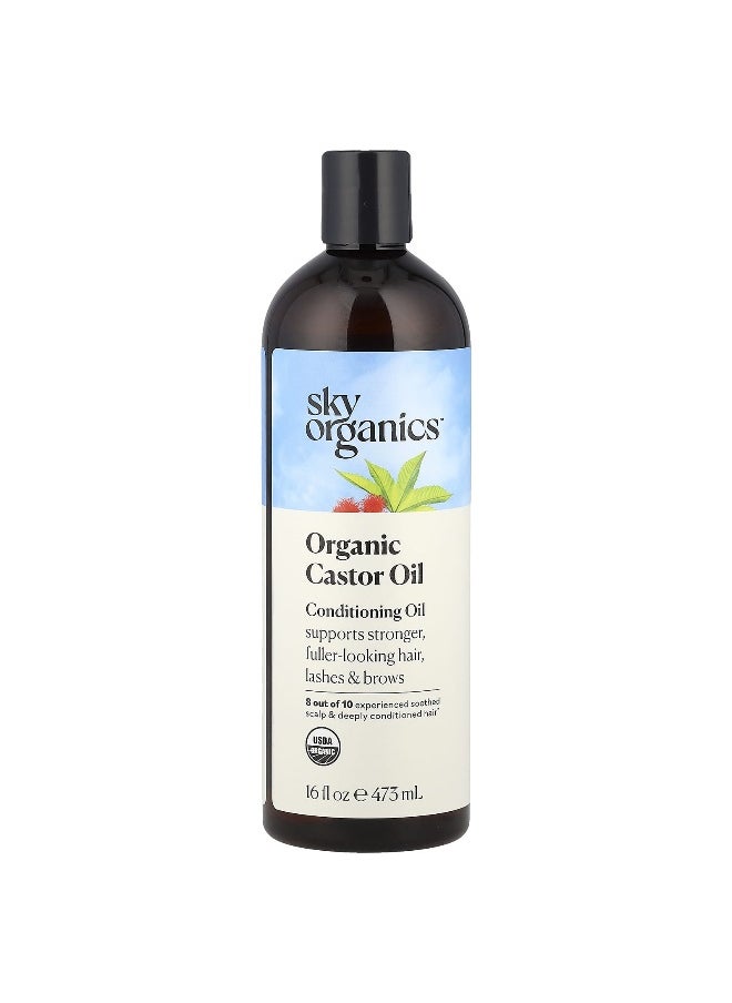 Sky Organics, Organic Castor Oil, Conditioning Oil, 16 fl oz (473 ml)