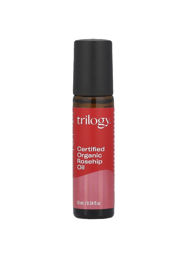 Trilogy, Certified Organic Rosehip Oil, 0.34 fl oz (10 ml)