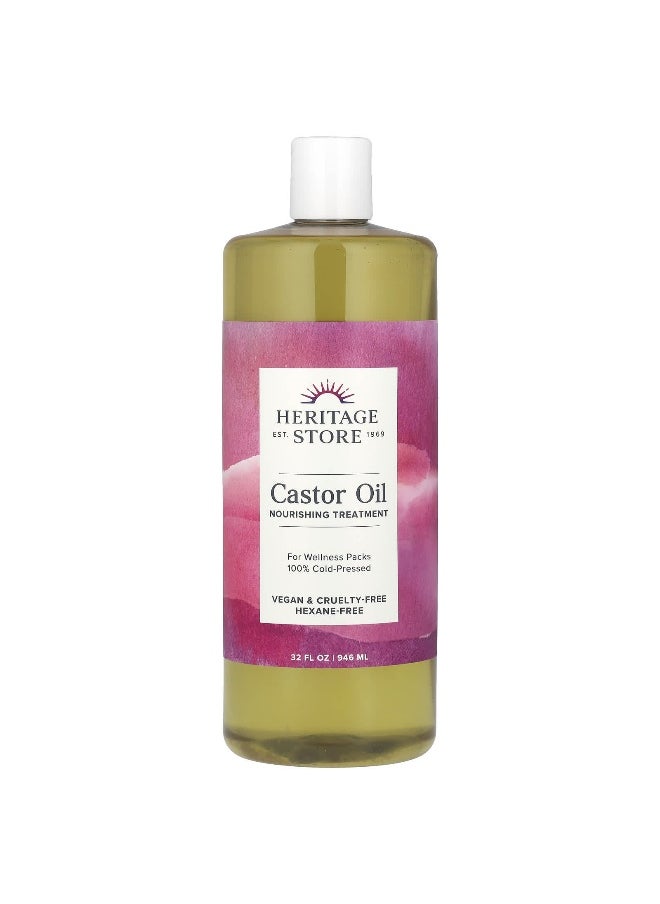 Heritage Store, Castor Oil, Nourishing Treatment, 32 fl oz (946 ml)