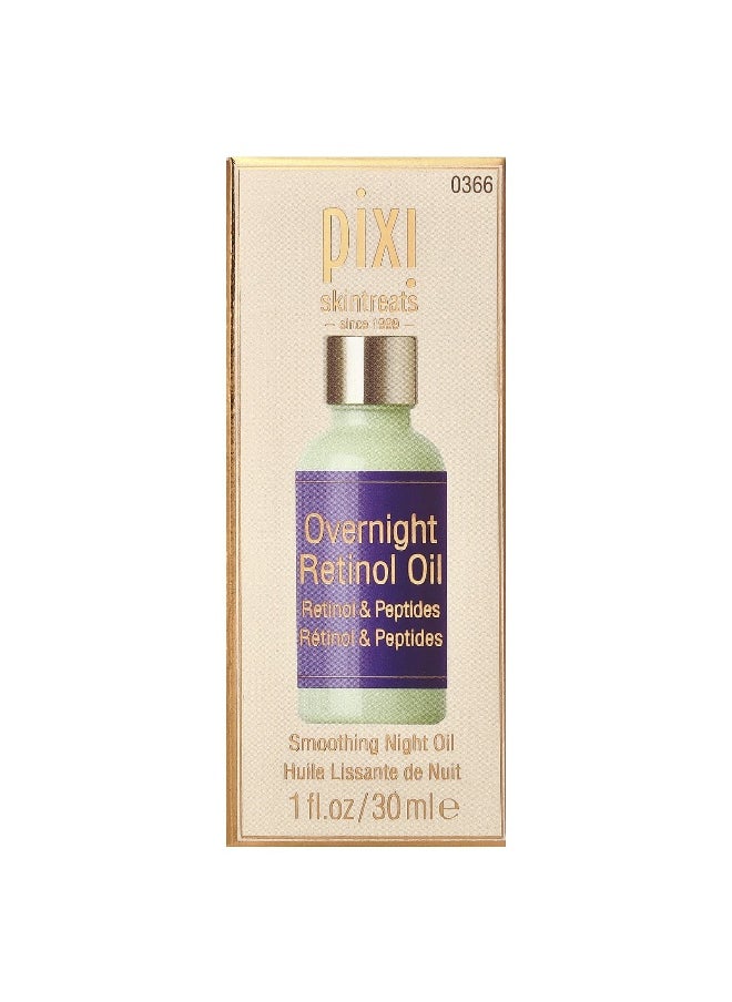 Pixi Beauty, Overnight Retinol Oil, Smoothing Night Oil, 1 fl oz (30 ml)
