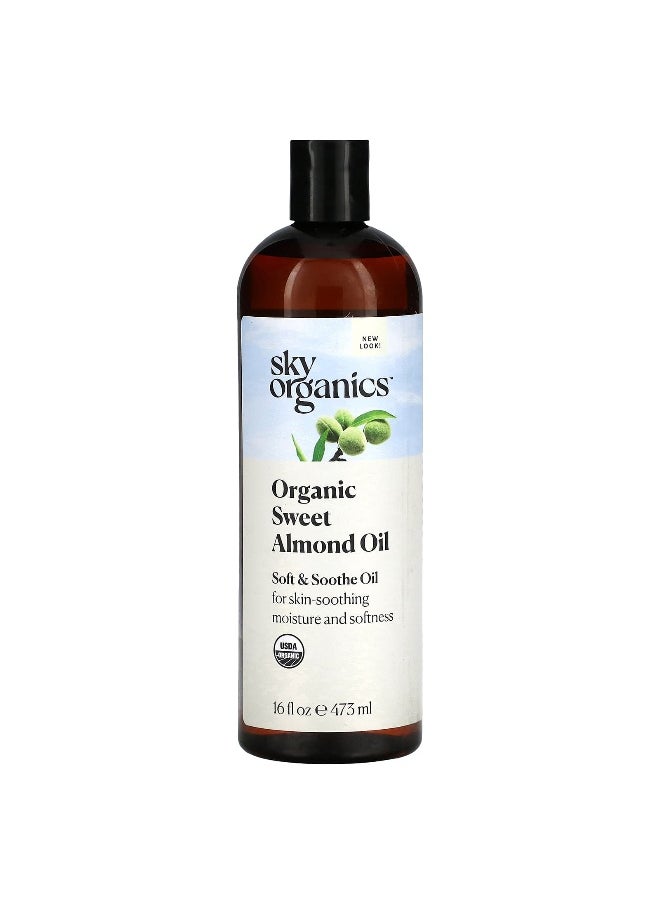 Sky Organics, Organic Sweet Almond Oil, 16 fl oz (473 ml)