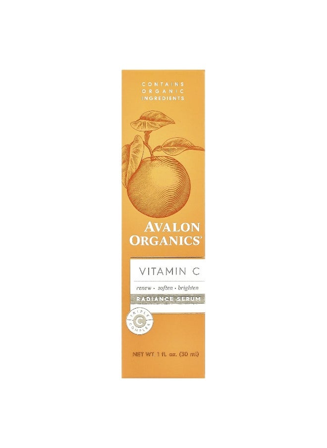 Avalon Organics, Vitamin C, Radiance Serum , 1 fl oz (30 ml)