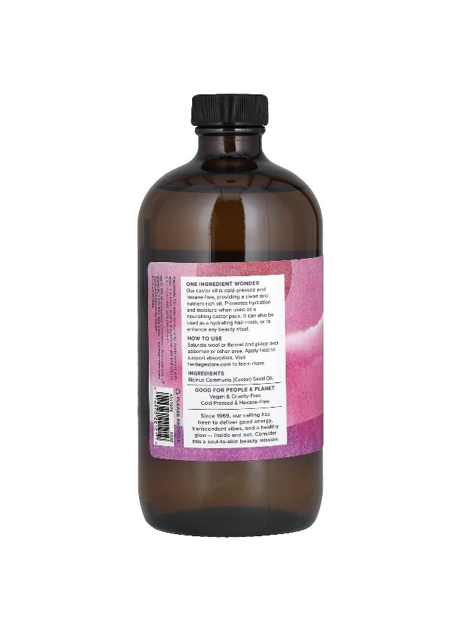 Heritage Store, Organic Castor Oil, 16 fl oz (473 ml)