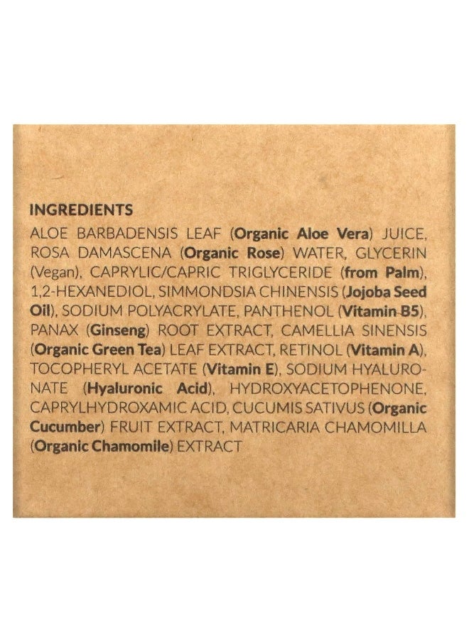 Tree To Tub, Retinol Anti Aging & Wrinkle Night Moisturizer, Hyaluronic Acid Face Cream for Dry, Sensitive Skin, 1.7 fl oz (50 ml)