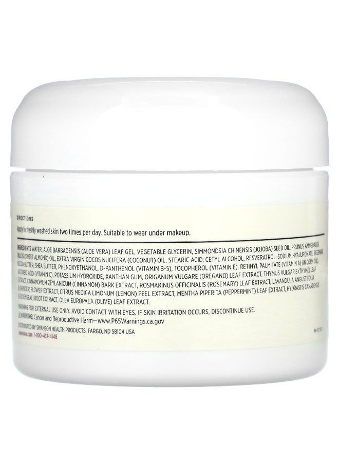 Swanson, Resveratrol Wrinkle Cream, 2 fl oz (59 ml)