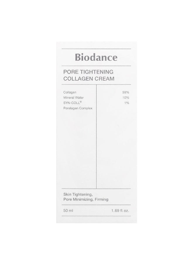 Biodance, Pore Tightening Collagen Cream, 1.69 fl oz (50 ml)