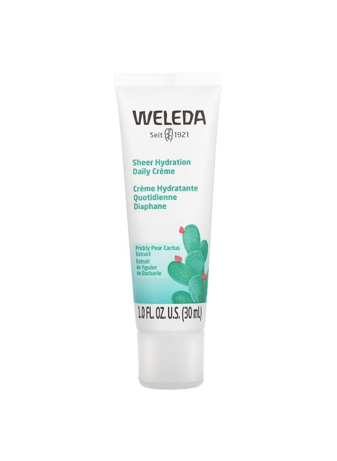 Weleda, Sheer Hydration Daily Creme, For Normal to Dry Skin, 1 fl oz (30 ml)