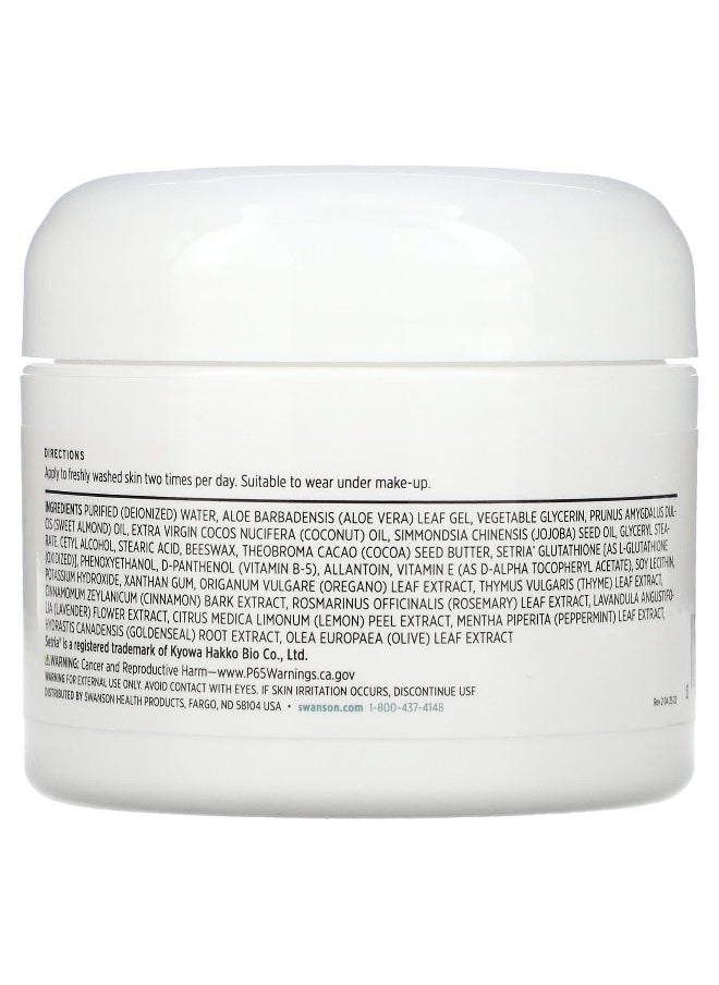 Swanson, L-Glutathione Cream with Setria Glutathione, 2 fl oz (59 ml)