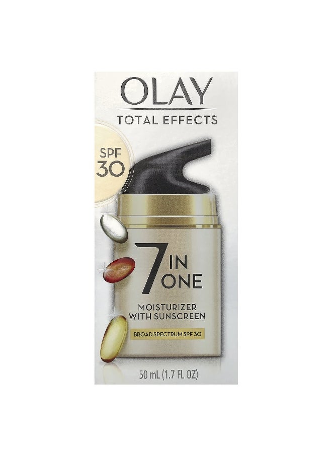 Olay, Total Effects, 7-in-One Moisturizer with Sunscreen, SPF 30, 1.7 fl oz (50 ml)