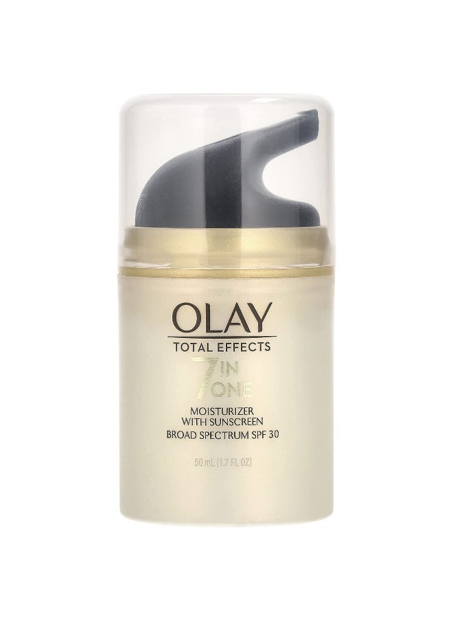Olay, Total Effects, 7-in-One Moisturizer with Sunscreen, SPF 30, 1.7 fl oz (50 ml)