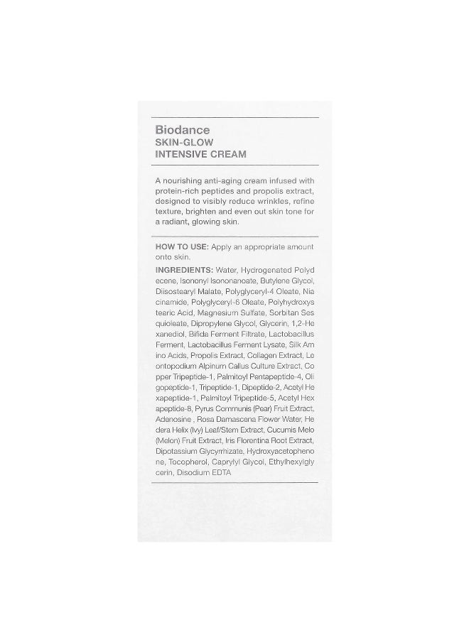 Biodance, Skin-Glow Intense Cream, 1.69 fl oz (50 ml)