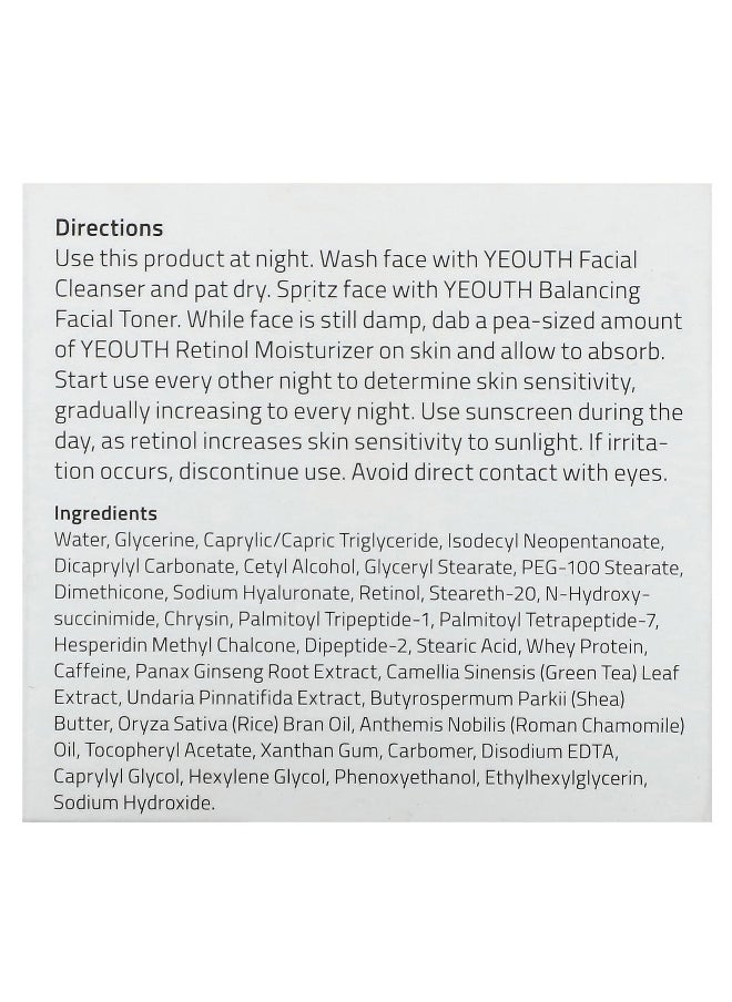 YEOUTH, Retinol Moisturizer, 2 fl oz (60 ml)