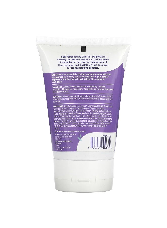 Life-flo, Magnesium Cooling Gel, Sage & Mint, 3.4 fl oz (100 ml)