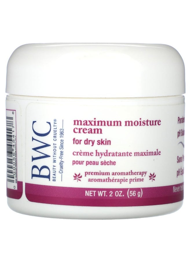 Beauty Without Cruelty, Maximum Moisture Cream, 2 oz (56 g)
