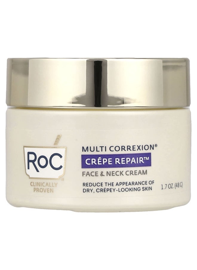 RoC, Multi Correxion®, Crepe Repair™, Face & Neck Cream, 1.7 oz (48 g)