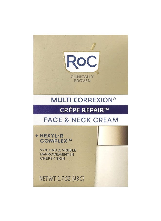 RoC, Multi Correxion®, Crepe Repair™, Face & Neck Cream, 1.7 oz (48 g)