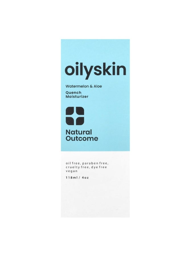 Natural Outcome, Oily Skin, Quench Moisturizer, 4 oz (118 ml)