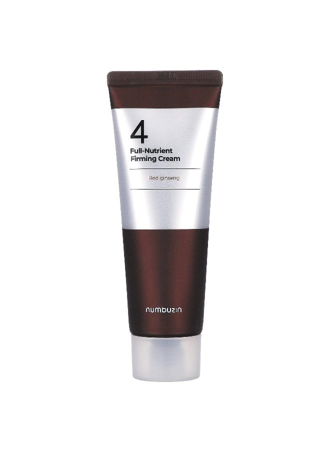 Numbuzin, No.4 Full-Nutrient Firming Cream, Red Ginseng, 2.02 fl oz (60 ml)