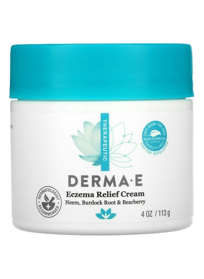 DERMA E, Eczema Relief Cream, 4 oz (113 g)