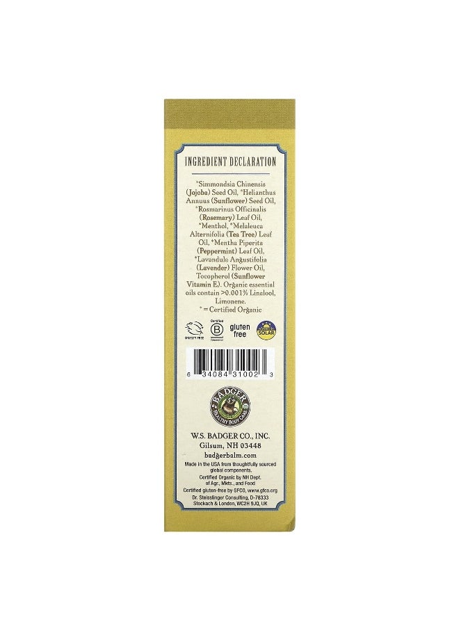 Badger, Herbal Hair Oil, Jojoba Rosemary & Tea Tree, 2 fl oz (59.1 ml)