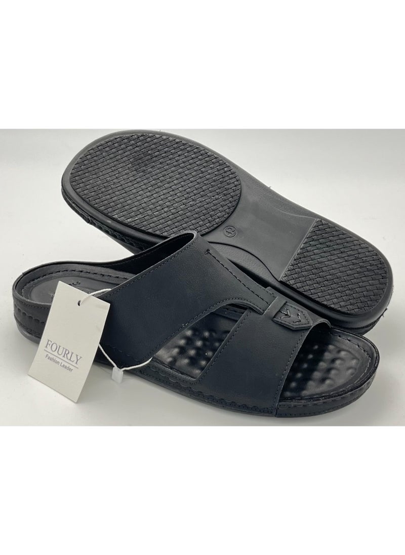 Men's Arabic Sandal Made in Italy (Black)