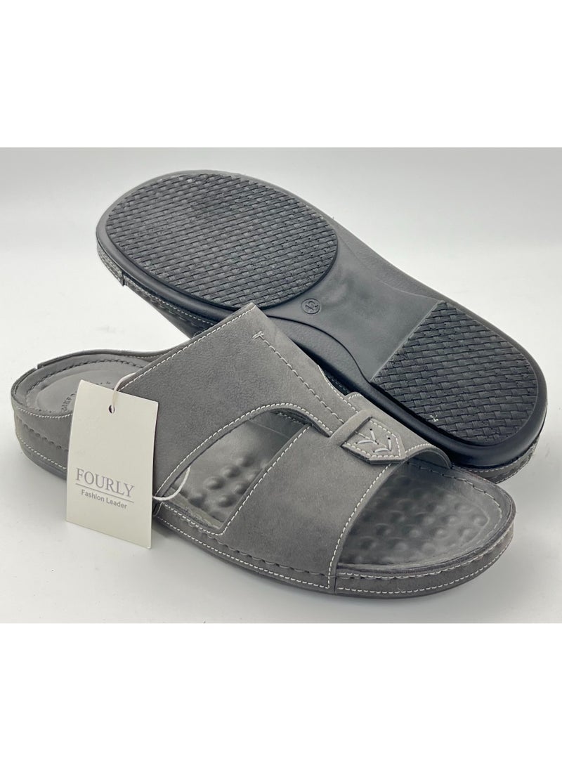 Men's Arabic Sandal Made in Italy (GREY)