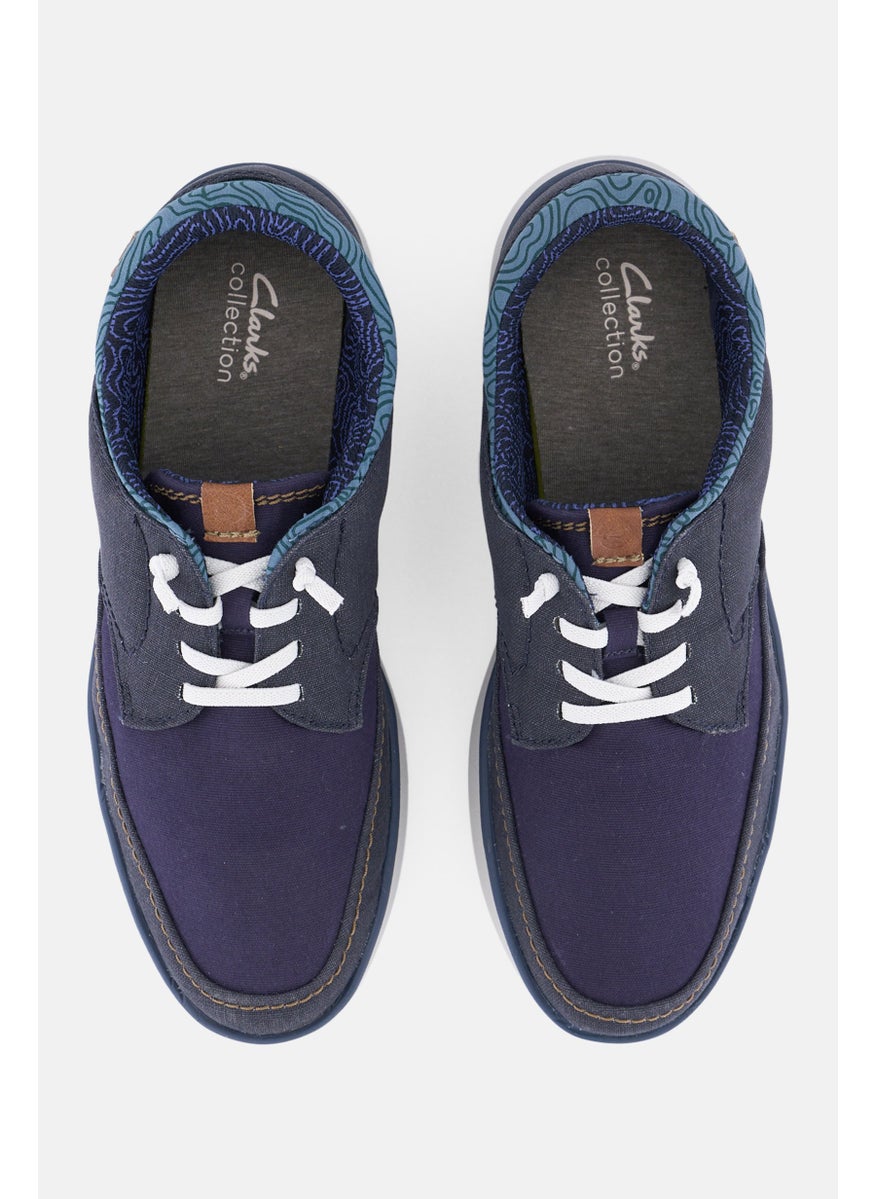 Men Standard Cantal Low Lace Up Casual Shoes, Navy