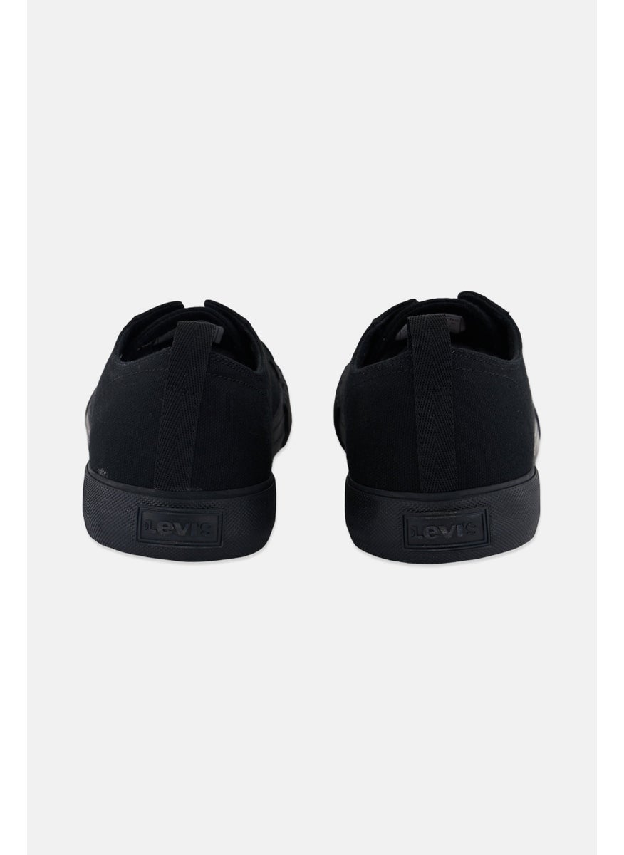 Men Lace Up Casual Shoes, Black