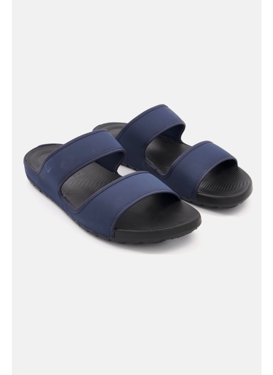 Men Lido Double Slide Sandals, Midnight Navy