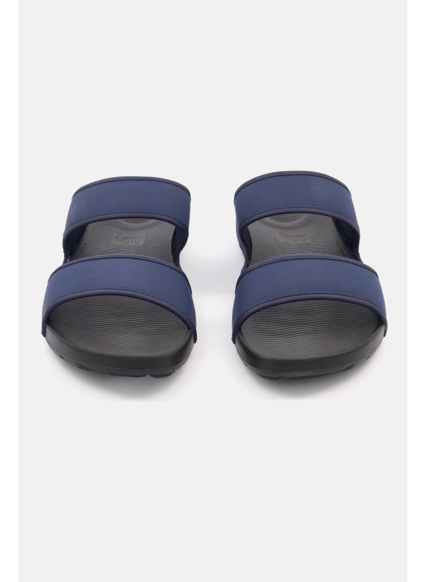 Men Lido Double Slide Sandals, Midnight Navy