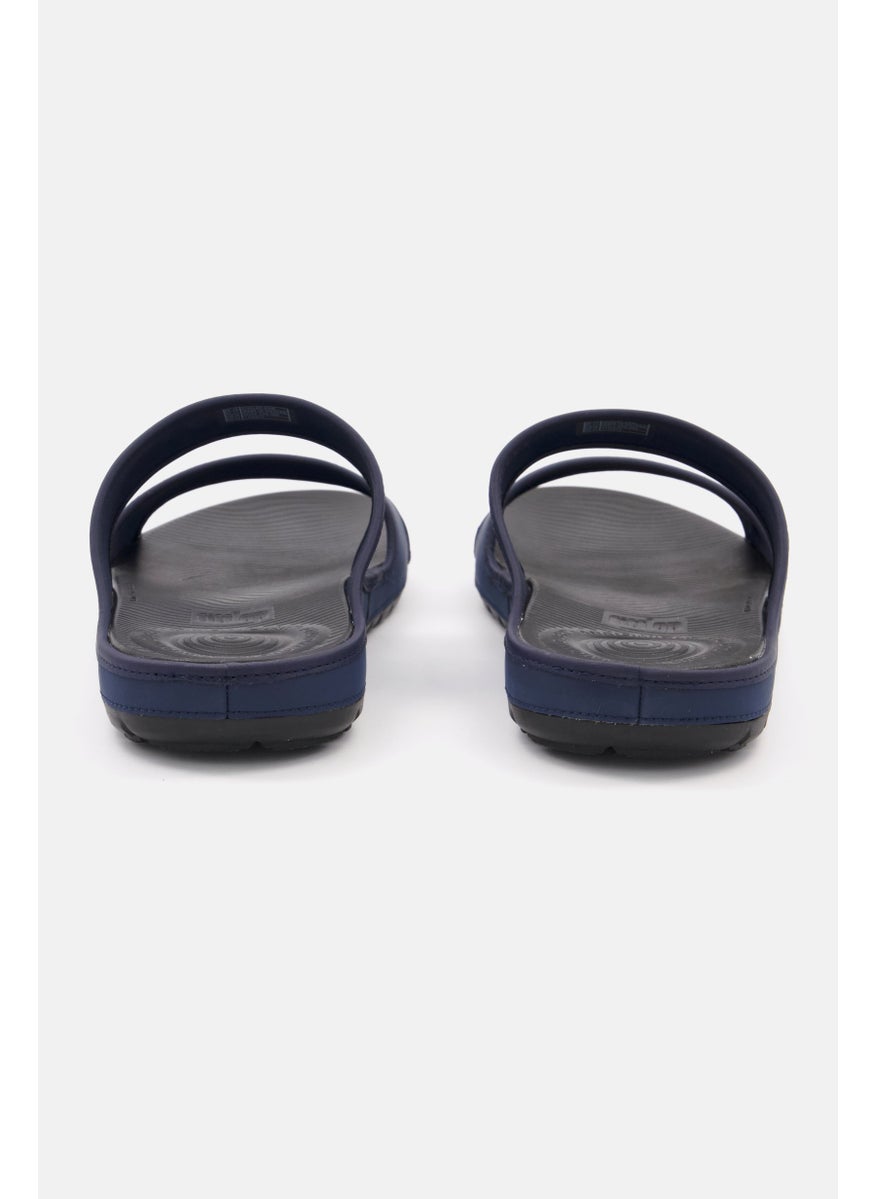 Men Lido Double Slide Sandals, Midnight Navy