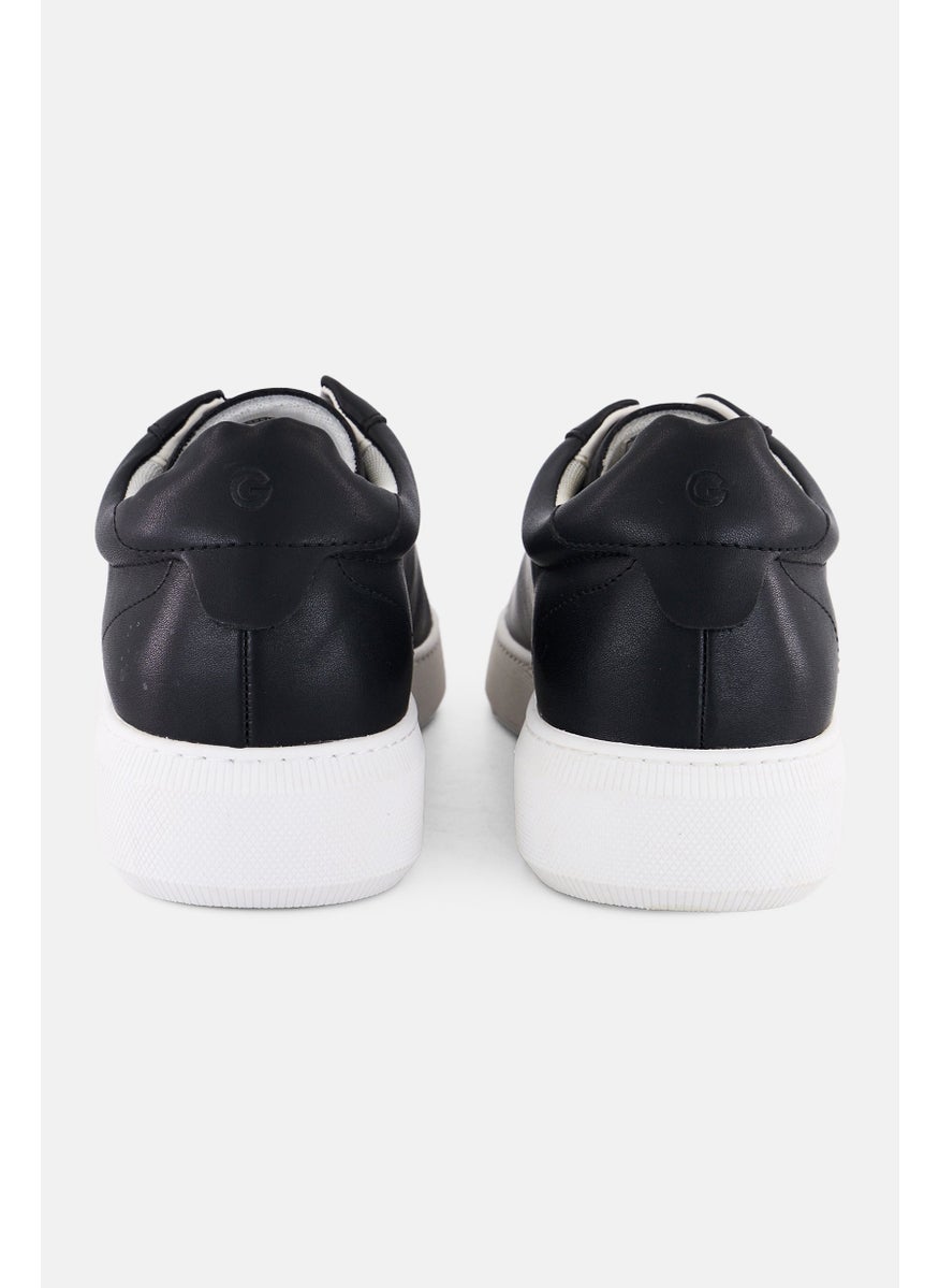 Men Lace Up Casual Shoes, Black