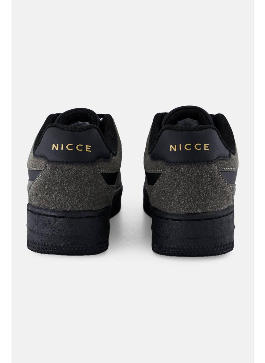 Men Lace Up Casual Shoes, Black