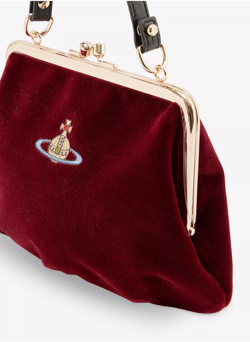 Velvet Dumpling Bag Crossbody Bag