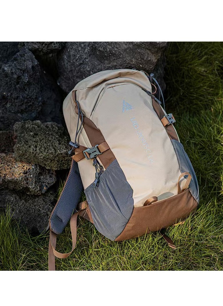 Hiking backpack waterproof wear-resistant mountaineering bag large capacity leisure travel bag lightweight outdoor backpack